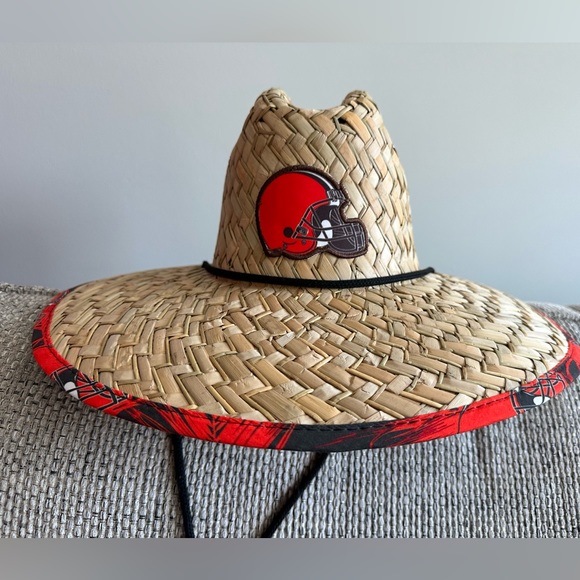 FOCO Cleveland Browns Floral Straw Hat NEW - Picture 4 of 7
